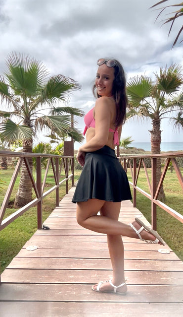 Saia calção Lycra Preta