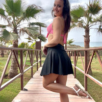 Saia calção Lycra Preta