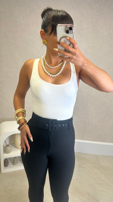 Body Modelador Branco