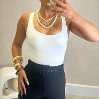 Body Modelador Branco