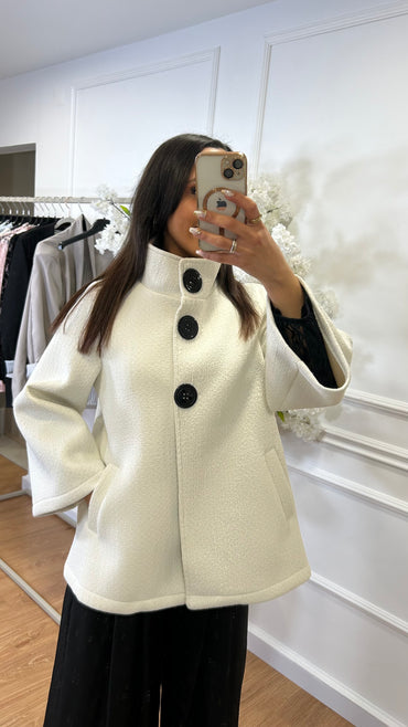 Casaco Estrutudo Branco Cru