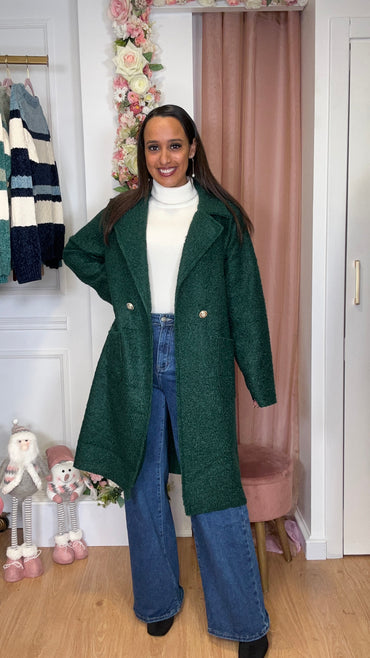 Casaco Teddy Verde Esmeralda