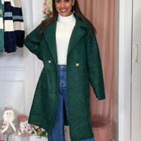 Casaco Teddy Verde Esmeralda