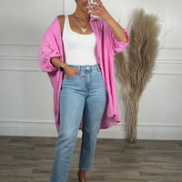 Camiseiro Rosa de algodão Médio