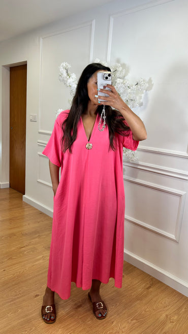 Tunica Oversize Rosa Fuscia
