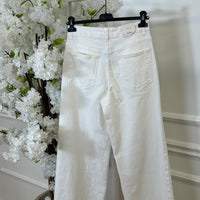 Calça de Ganga Wide Leg REDIAL Branca