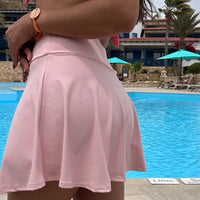 Saia calção Lycra Rosa