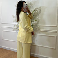 Blazer básico Amarelo