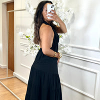 Conjunto Top + Saia em Preto