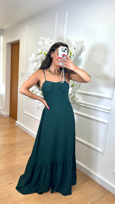 Vestido Cinderela Verde Esmeralda