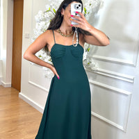 Vestido Cinderela Verde Esmeralda