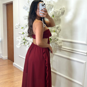 Vestido elegante em Bordo