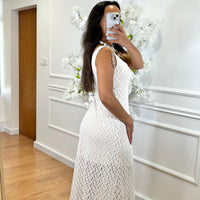 Vestido de Renda comprido Perola