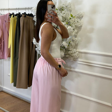 Pantalona com Laço em Rosa