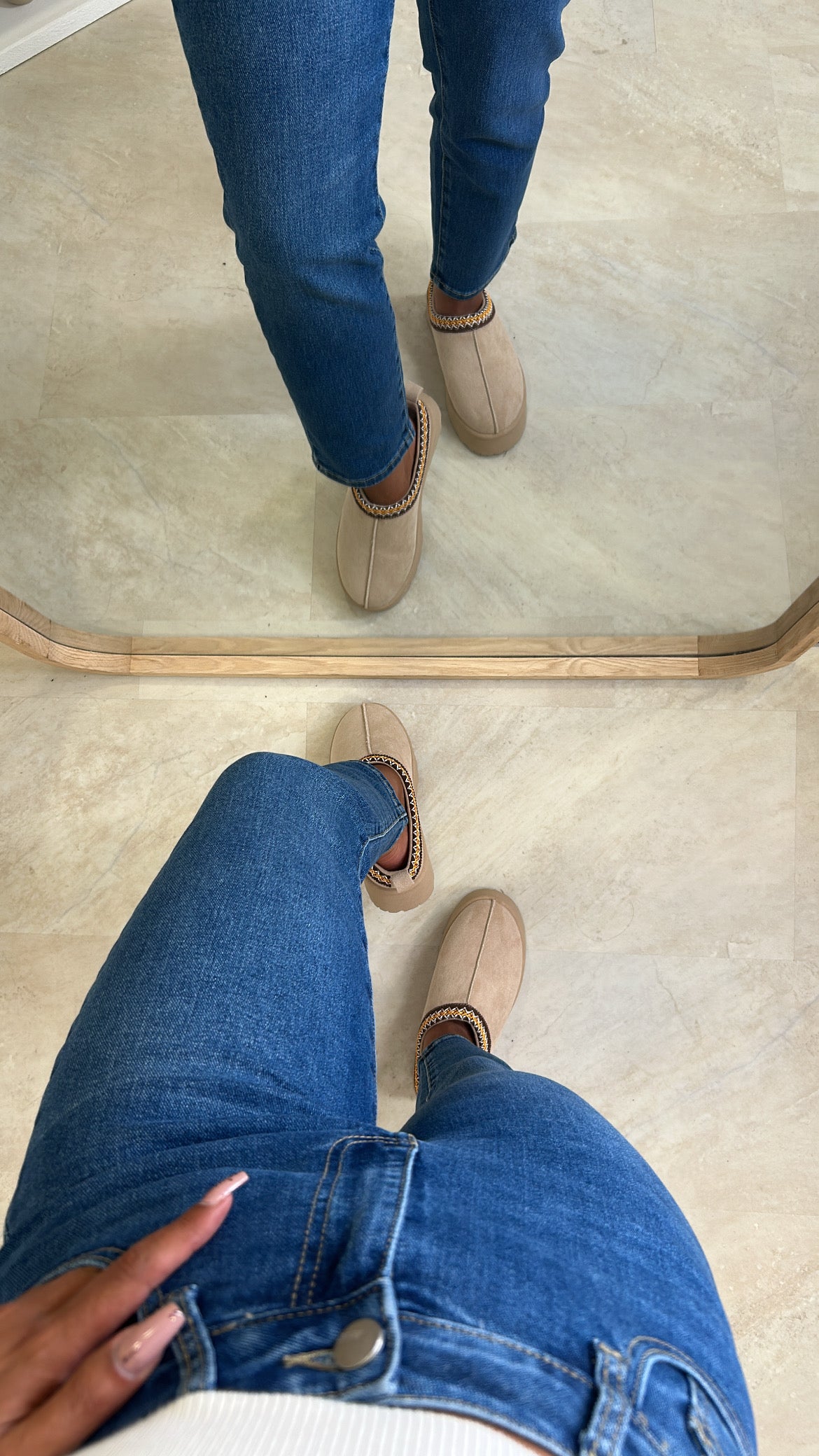 Calça Redial Mom Jeans Ganga Escura