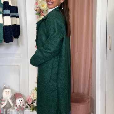 Casaco Teddy Verde Esmeralda
