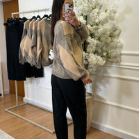 Calça Pele de Pêssego com cinto Preta