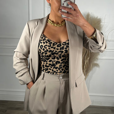 Conjunto Blazer + Calça Vison