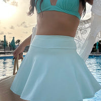 Saia calção Lycra Turquesa