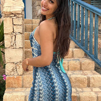 Vestido de Renda Azul
