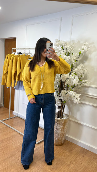 Calça de Ganga Wide Leg REDIAL azul escuro