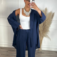 Pantalona Azul marinho