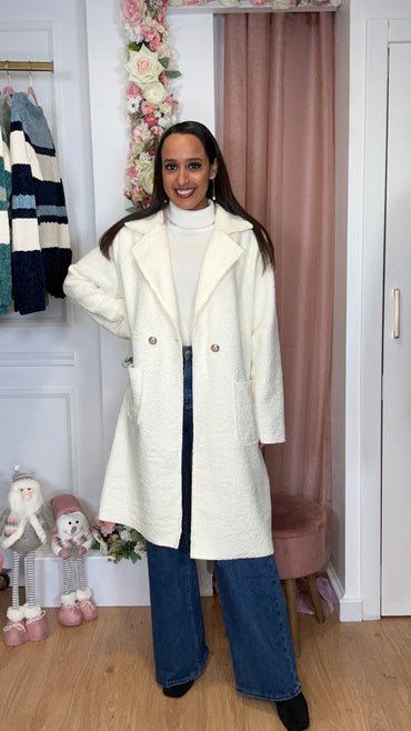 Casaco Teddy Branco