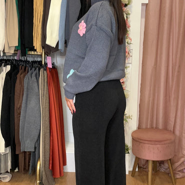 Pantalona bombazine preta