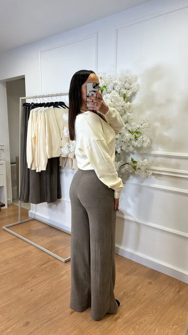Pantalona bombazine Taupe