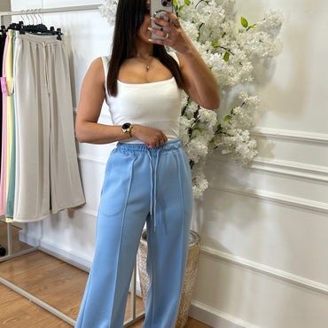 Calça de Fato de Treino Azul Bébé