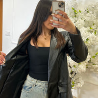 Blazer Ecopele Preto