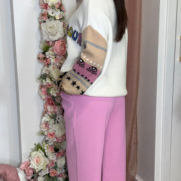 Camisola malha com Olho Turco