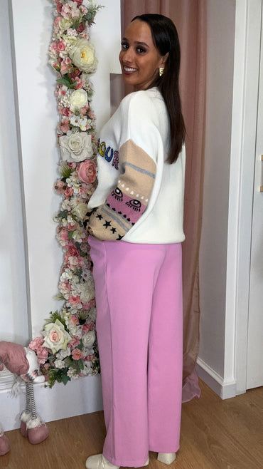 Camisola malha com Olho Turco