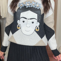 Camisola malha Frida Kahlo