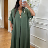 Tunica Oversize Verde Seco