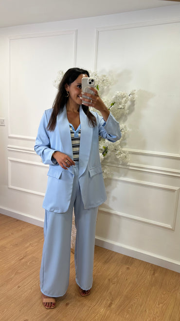 Blazer básico Azul Bébé