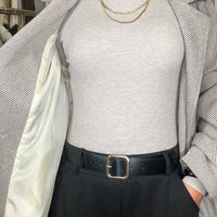 Casaco de Fazenda Comprido Texturado Riscas Camel