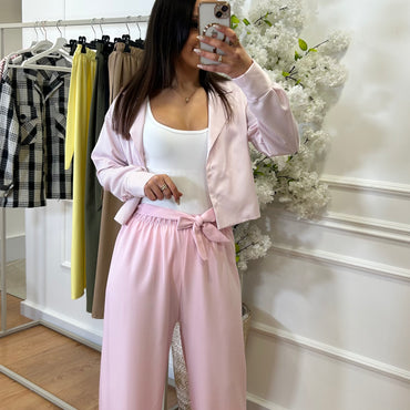 Pantalona com Laço em Rosa