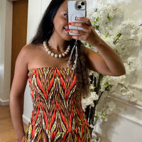 Macacao Zig Zag Estampado