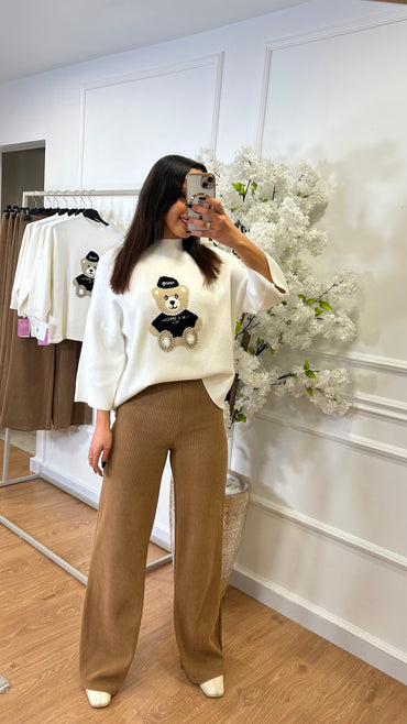 Pantalona bombazine Camel