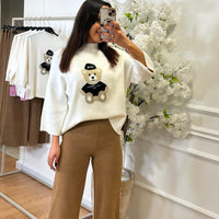 Pantalona bombazine Camel