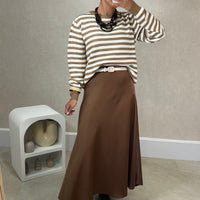 Saia Acetinada Camel