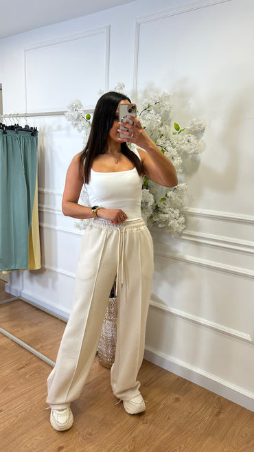 Calça de Fato de Treino Bege