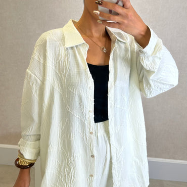Conjunto Camisa + Pantalona com bordado
