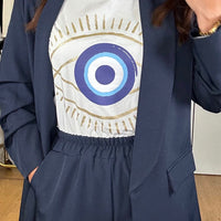 Blazer básico Azul marinho