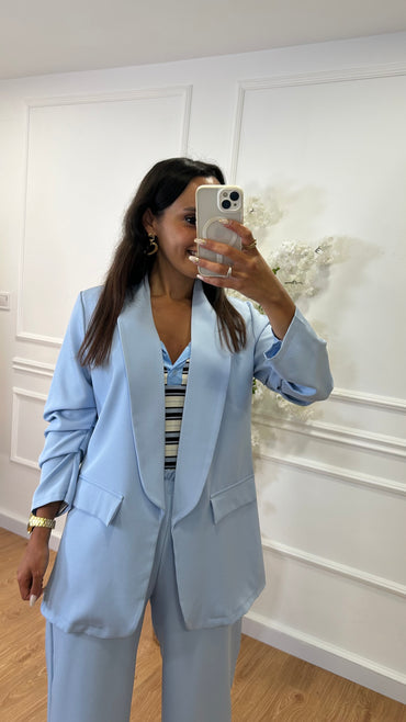 Blazer básico Azul Bébé