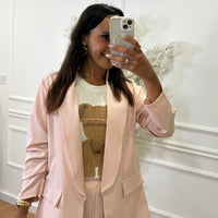 Blazer básico Rosa