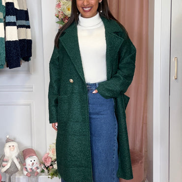 Casaco Teddy Verde Esmeralda