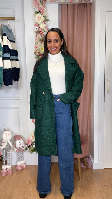 Casaco Teddy Verde Esmeralda