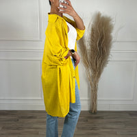 Camiseiro Amarelo de algodão Médio